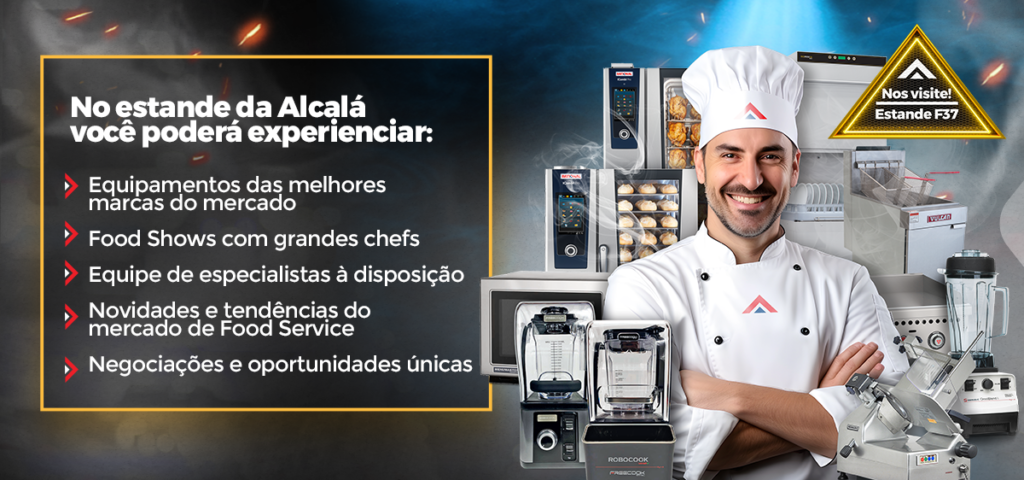 Com expertise de mais de 10 anos em soluções para cozinhas profissionais, o estande da Alcalá presente na HFN - Hotel e Food Nordeste 2024 reforça o compromisso em fornecer suporte estratégico à região.