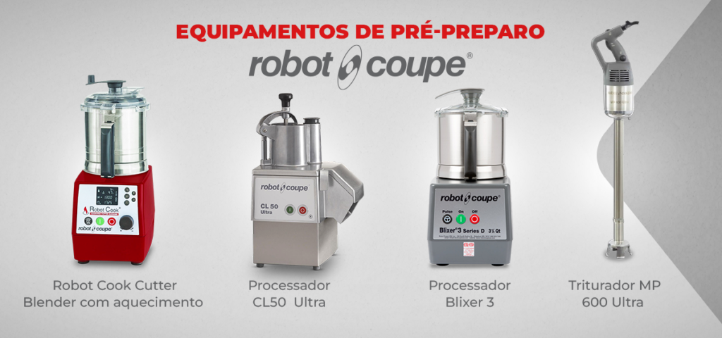 Robot Coupe é a escolha certa: excelência e qualidade no pré-preparo da sua cozinha